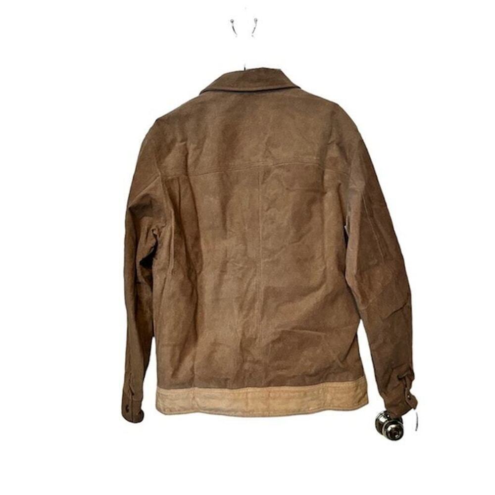 Wilson’s M Julian Leather Jacket Medium Tan Beige EUC - Picture 2 of 10